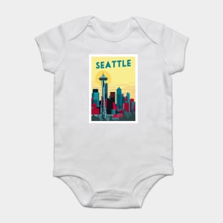 Seattle, Washington USA Baby Bodysuit